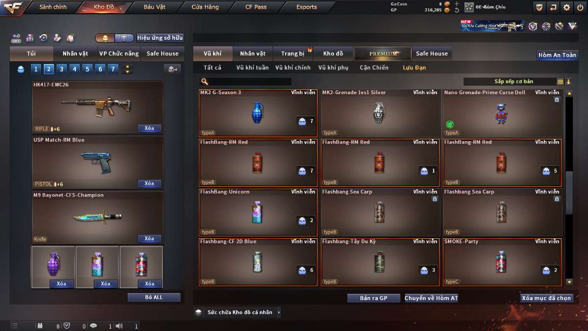 shop acc cf uy tin gia re